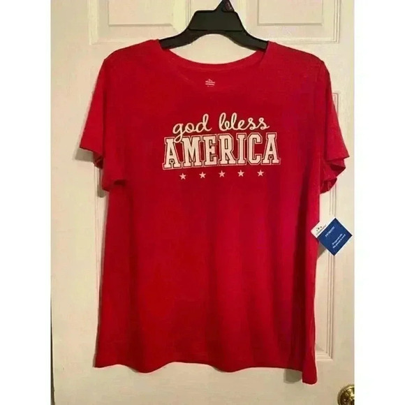 XXL God Bless America T-shirt NWT - Picture 1 of 2